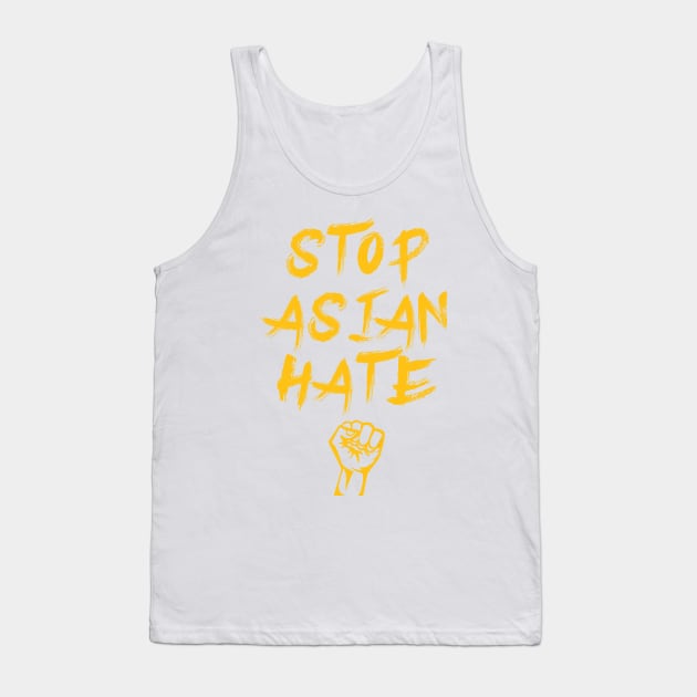 Stop Asian hate Anti Asian Racism Stop AAPI Tank Top by PH-Design